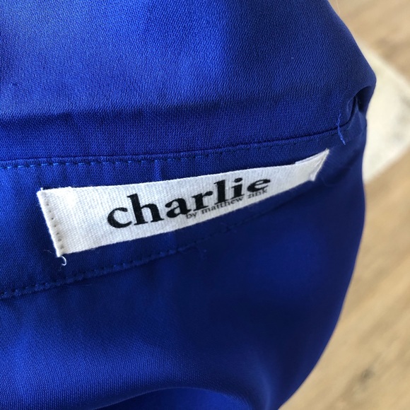 Long Silk Purple/Blue Dress with Snap Buttons - Picture 7 of 8